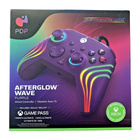 Manette Filaire Xbox Série X/S & PC PDP – Afterglow Wave Inclus 1 mois Game Pass 049-024-PR – Violet