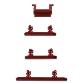 Pack Boutons volume + Vibreur + Power iPhone XR Rouge