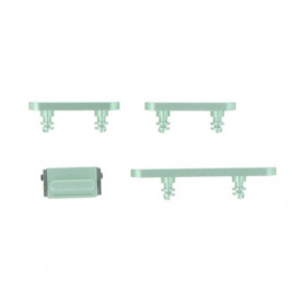 Pack Boutons Volume + Vibreur + Power pour iPhone 12 Mini Vert