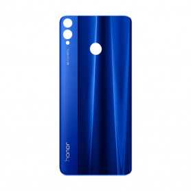 Vitre arrière Honor 8X Bleu + Adhesif (Sans Logo)