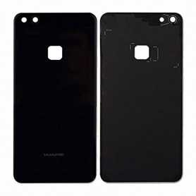 Vitre arrière Huawei P10 Lite/Nova Lite Noir + Adhésif (Sans Logo)