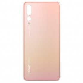 Vitre arrière HUAWEI P20 Pro (CLT-L04) Rose + Adhesif Sans Contour Lentille (Sans Logo)