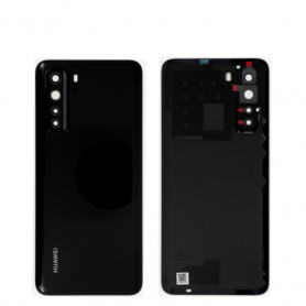 Vitre Arrière Huawei P40 Lite 5G Noir Avec Adhésif (Sans Logo)