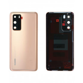 Vitre arrière HUAWEI P40 Or Avec Adhesif (Sans Logo)