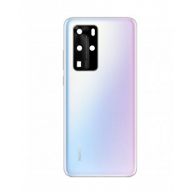 Vitre arrière HUAWEI P40 Pro Blanc Avec Adhesif (Sans Logo)