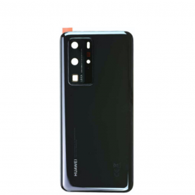 Vitre Arrière Huawei P40 Pro Noir Avec Adhésif (Sans Logo)
