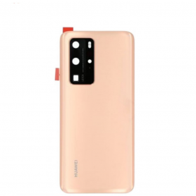 Vitre Arrière Huawei P40 Pro Or Avec Adhésif (Sans Logo)