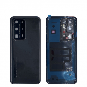 Vitre Arrière Huawei P40 Pro Plus Noir (Sans Logo)