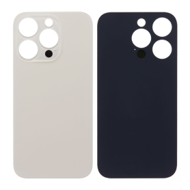Vitre arrière iPhone 14 Pro Or (Grand trou) Sans Logo