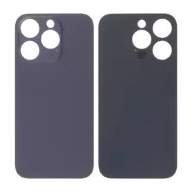 Vitre arrière iPhone 14 Pro Violet (Grand trou) Sans Logo