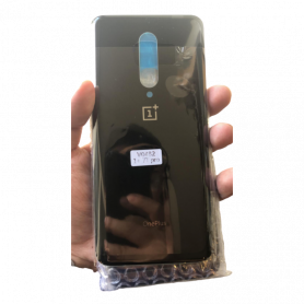 Vitre arrière OnePlus 7T Pro Noir + Adhesif (Sans Logo)