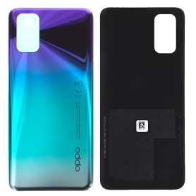 Vitre Arrière Oppo A72 Sans Contour lentille Violet Aurore (Original Démonté) – Comme Neuf