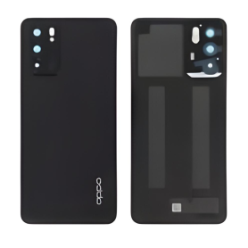 Vitre Arrière Oppo Reno6 Noir (Original Démonté) – Comme Neuf