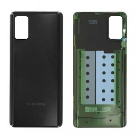 Vitre arrière Samsung Galaxy A41 (A415F) Sans Contour Lentille Prism Noir (Original Démonté) – Grade A