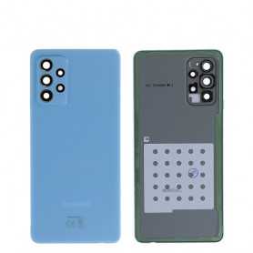 Vitre Arrière Samsung Galaxy A72 (A725F) Bleu (Original Démonté) – Grade A