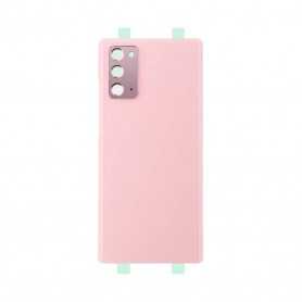 Vitre arrière Samsung Galaxy Note 20 (N980F) Rose (Sans Logo)