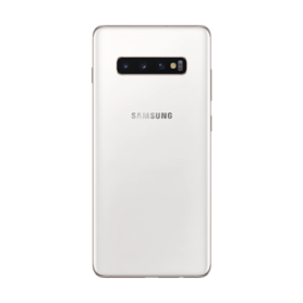 Vitre Arrière Samsung Galaxy S10 Plus Duos (G975F) Blanc (Original Démonté) – Comme Neuf