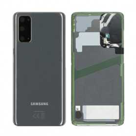 Vitre arrière Samsung Galaxy S20 4G/5G (G980F/G981B) Gris (Service Pack) – GH82-22068A-GH82-21576A