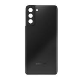 Vitre arrière Samsung Galaxy S21 5G (G991B) Phantom Noir Sans Contour lentille (Original Démonté) Grade AB