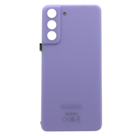 Vitre arrière Samsung Galaxy S21 FE 5G Violet sans Contour Lentille (Original Démonté) – Grade A