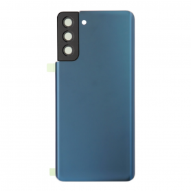 Vitre arrière Samsung Galaxy S21 Plus (G996B) Phantom Bleu (Sans Logo)