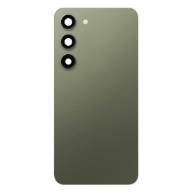 Vitre arrière Samsung Galaxy S23 5G (S911B) Verte (Sans Logo)