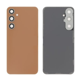 Vitre arrière Samsung Galaxy S23 FE 5G (S711B) Orange (Sans Logo)