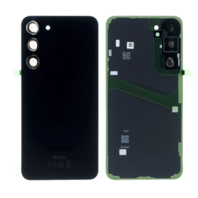 Vitre Arrière Samsung Galaxy S23 Plus (S916B) sans Lentille Noir (Original Démonté) – Grade AB