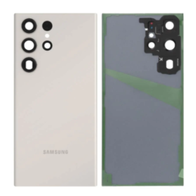 Vitre arrière Samsung Galaxy S23 Ultra (S918B) Creme (Service Pack) – GH82-30400B