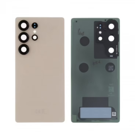 Vitre Arrière Galaxy S25 Ultra (S938B) Or Rose Titane (Service Pack) – GH82-36353F