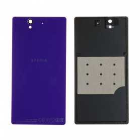 Vitre arrière Sony Xperia Z (C6603) Violet + Adhesif (Sans Logo)