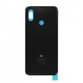 Vitre arrière Xiaomi Mi 8 Noir + Adhesif (Sans Logo)