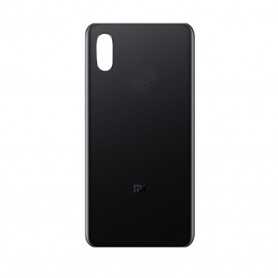 Vitre arrière Xiaomi Mi 8 Pro Noir + Adhesif (Sans Logo)