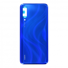 Vitre arrière Xiaomi Mi 9 Lite Bleu Aurore + Adhesif (Sans Logo)