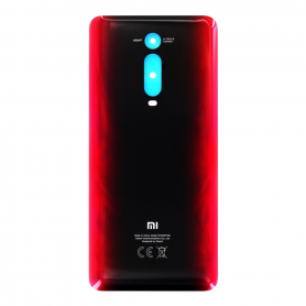Vitre arrière Xiaomi Mi 9T / Mi 9T PRO Rouge + Adhesif (Sans Logo)