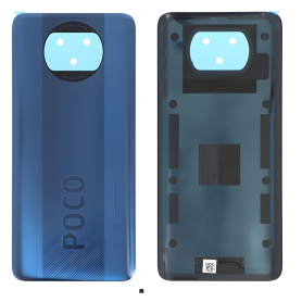 Vitre Arrière Xiaomi Poco X3 Pro Sans Contour lentille Bleu (Original Démonté) – Grade A