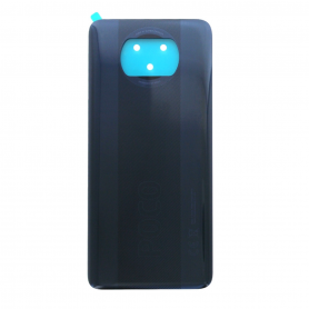 Vitre arrière Xiaomi Pocophone X3 Noir + Adhesif (Sans Logo)