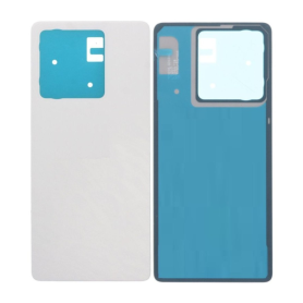 Vitre arrière Xiaomi Redmi Note 13 Pro Sans Contour lentille (Sans Logo) – Blanche