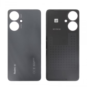 Vitre arrière Xiaomi Redmi Note 13C 5G Sans Contour lentille Noir (Original Démonté) – Grade A