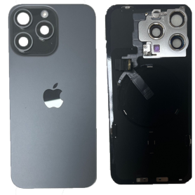 Vitre Arrière iPhone 16 Pro Max Titane Bleu Avec MagSafe (Original Démonté) – Grade A