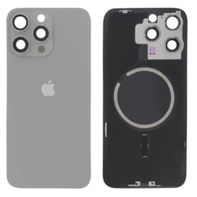 Vitre Arrière iPhone 16 Pro Max Titane Naturel Avec MagSafe (Original Démonté) – Grade A