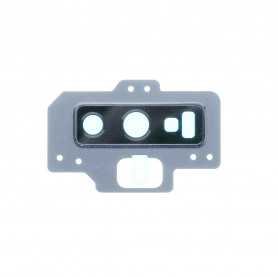 Vitre caméra arrière Samsung Galaxy Note9 (N960F) Argent Contour + Vitre cache