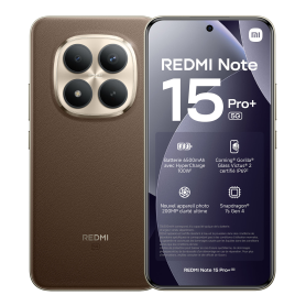 Xiaomi Redmi Note 15 pro+ 5G 12 Go/512 Go Brun Moka – Neuf